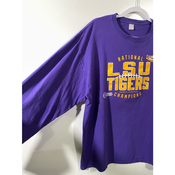 LSU Tigers 2019 Championship T-Shirt Size XL Cotton - Picture 4 of 4